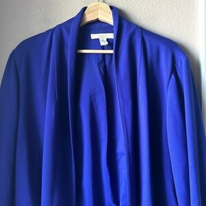 CHICO’S Royal Purple Long Sleeve Knit Jacket